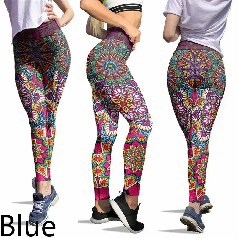 2021 Printed Yoga Pants 9 Color 8 Yards - Image 3