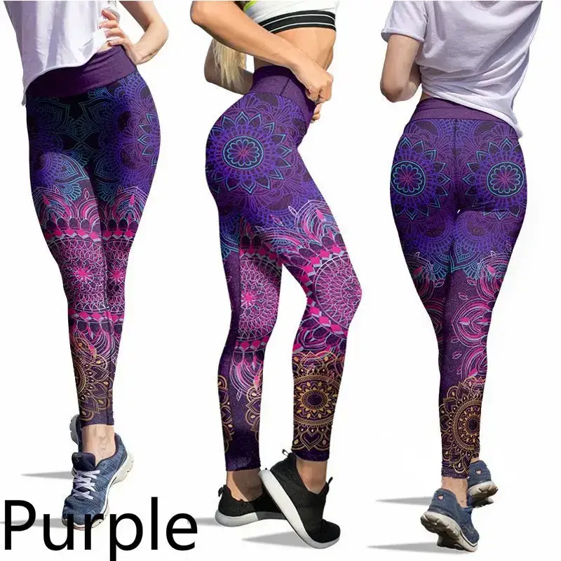 2021 Printed Yoga Pants 9 Color 8 Yards - Image 5