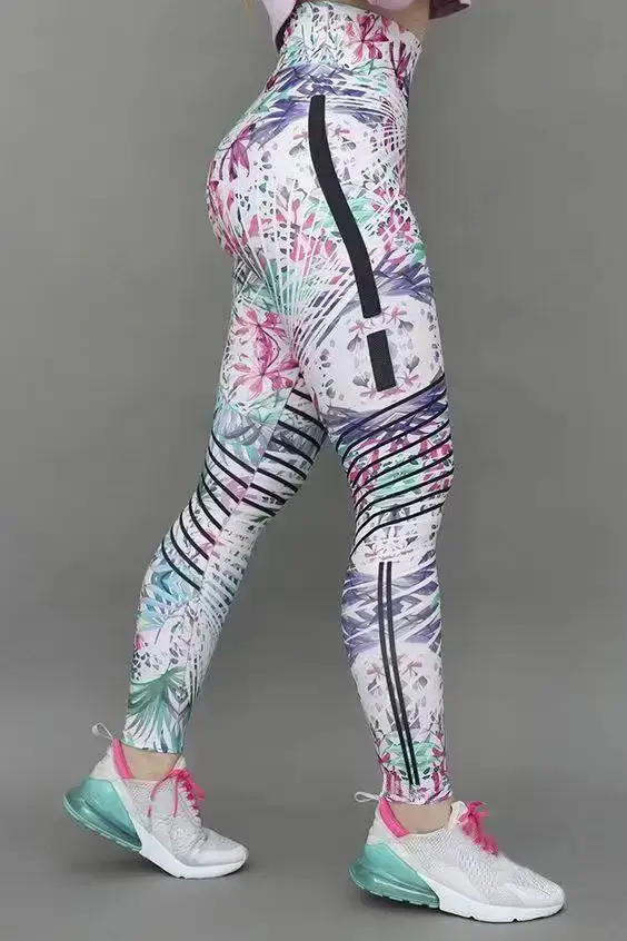 2021 Printed Yoga Pants 9 Color 8 Yards - Image 7