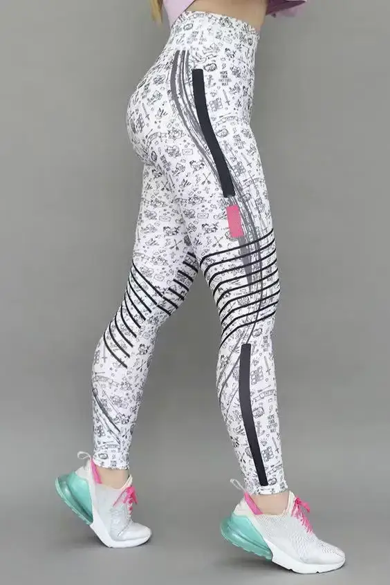 2021 Printed Yoga Pants 9 Color 8 Yards - Image 9