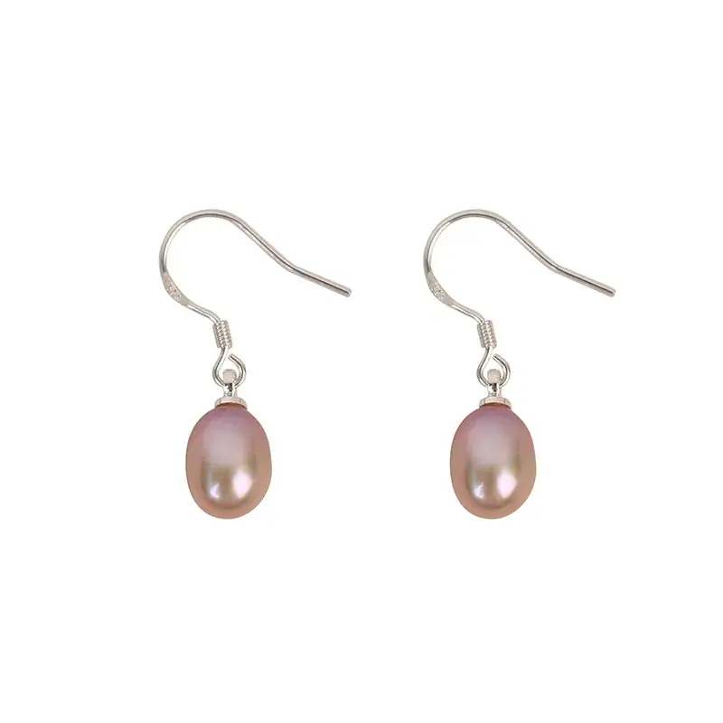 925 Silver Pearl Earrings for Women Drop Shaped Wholesale - Image 7