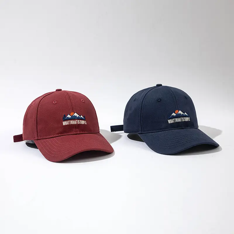 Men's Blue "What Happens Is Simple" Cap - Image 3