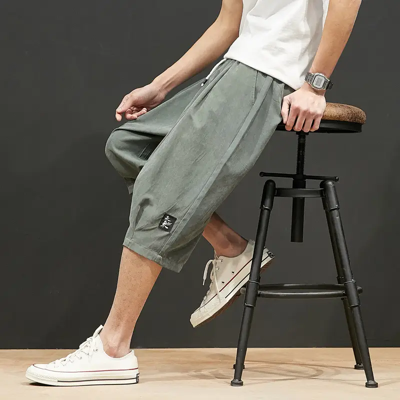 Men's Grey 7-Piece Casual Shorts Large - Image 7