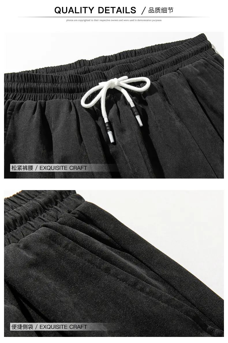 Men's Grey 7-Piece Casual Shorts Large — feature 18