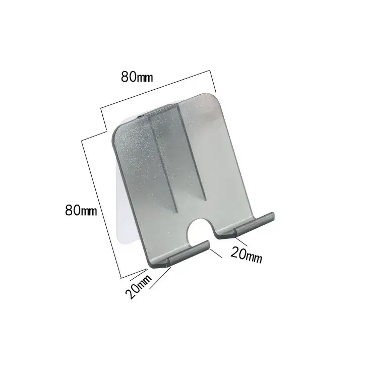 Wall-Mounted Phone Bracket Rose Gold Toilet Storage Rack - Image 7