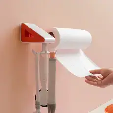 Wall-Mounted Phone Bracket Rose Gold Toilet Storage Rack — feature 3