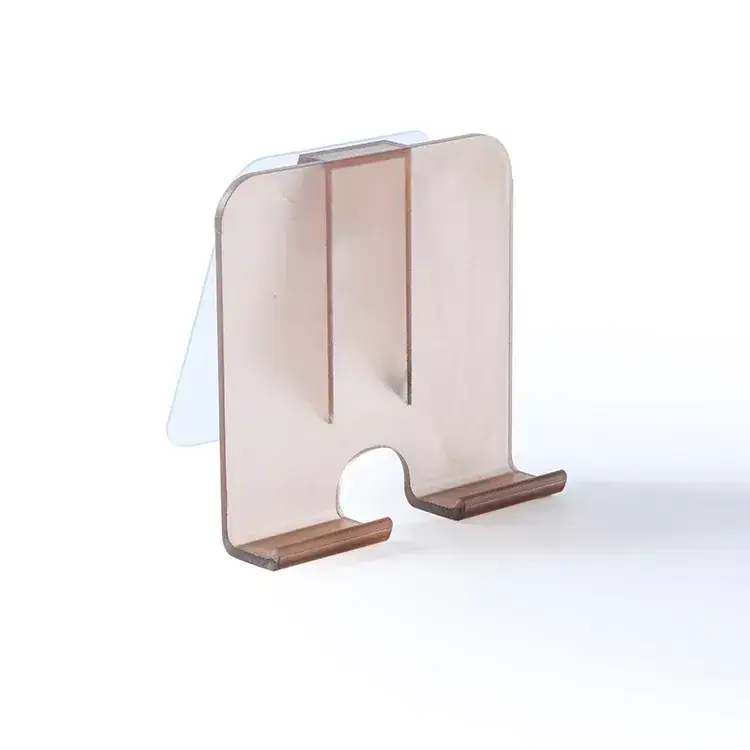 Wall-Mounted Phone Bracket Rose Gold Toilet Storage Rack - Image 3