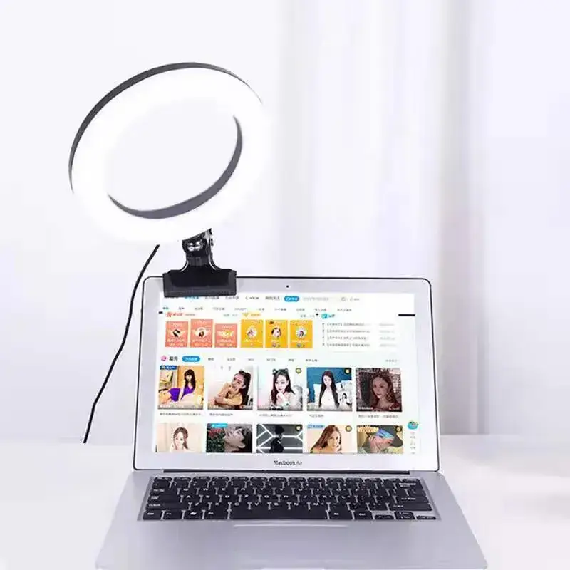 Dual Clamp Universal Ring Light for Phone & Desktop — feature 11