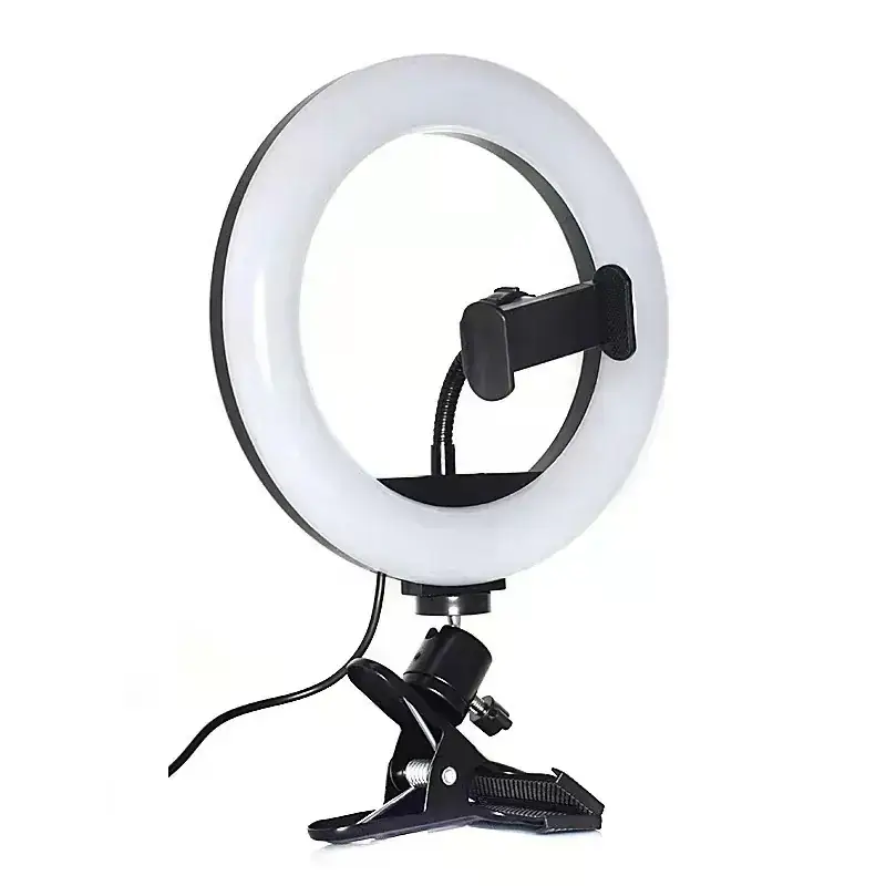 Dual Clamp Universal Ring Light for Phone & Desktop — feature 14