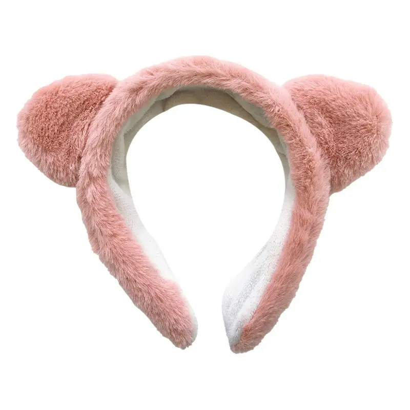 Cute Cat Ear Headband for Women White Lace Top