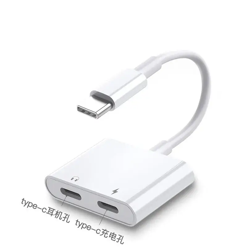 Type-C Audio Adapter for Live Streaming & Charging - Image 9