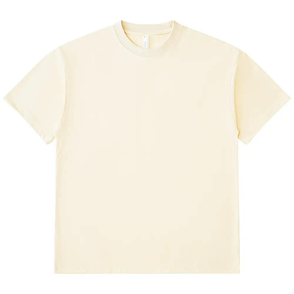 Men Black Cotton T-Shirt Oversized Stiff Fit - Image 3