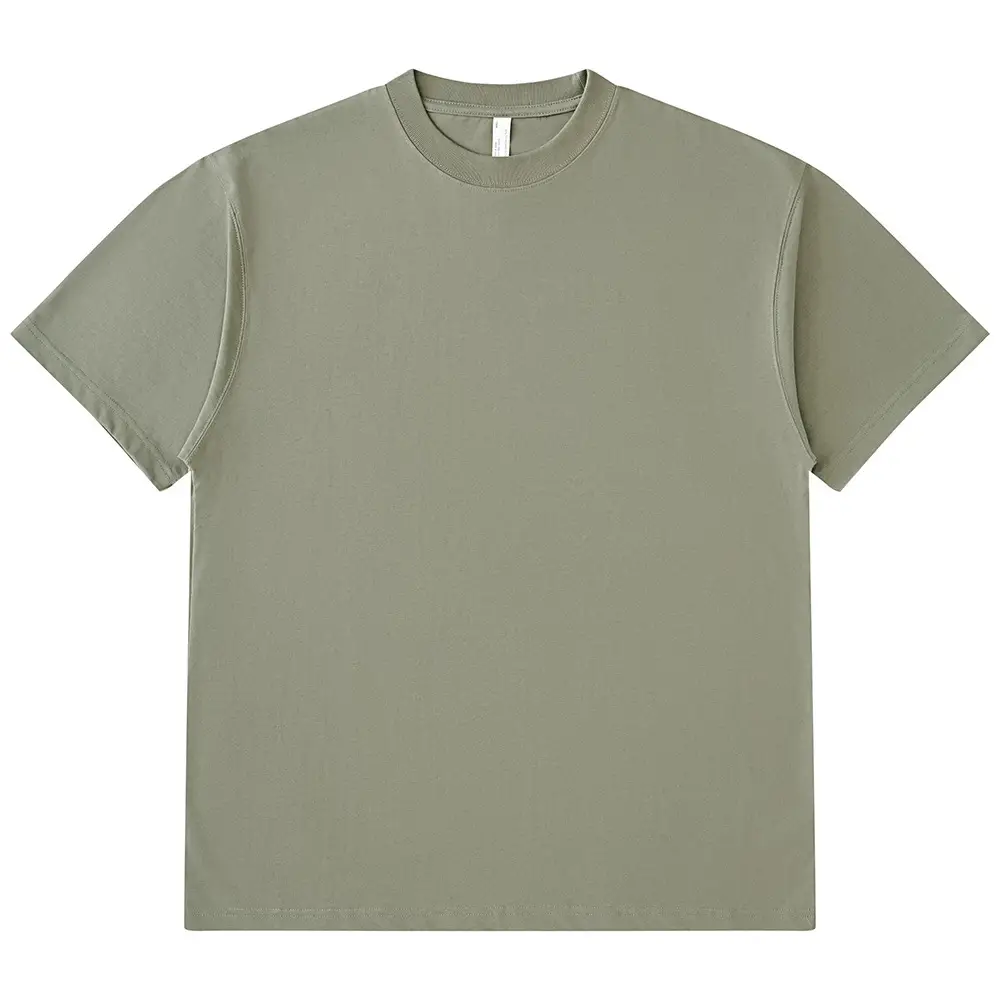 Men Black Cotton T-Shirt Oversized Stiff Fit - Image 5
