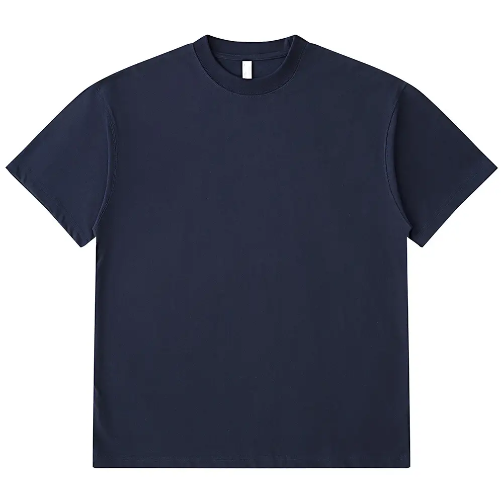 Men Black Cotton T-Shirt Oversized Stiff Fit - Image 6