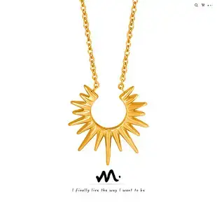 Women's Snake Bone Chain Necklace with Gold Plated Band — feature 4