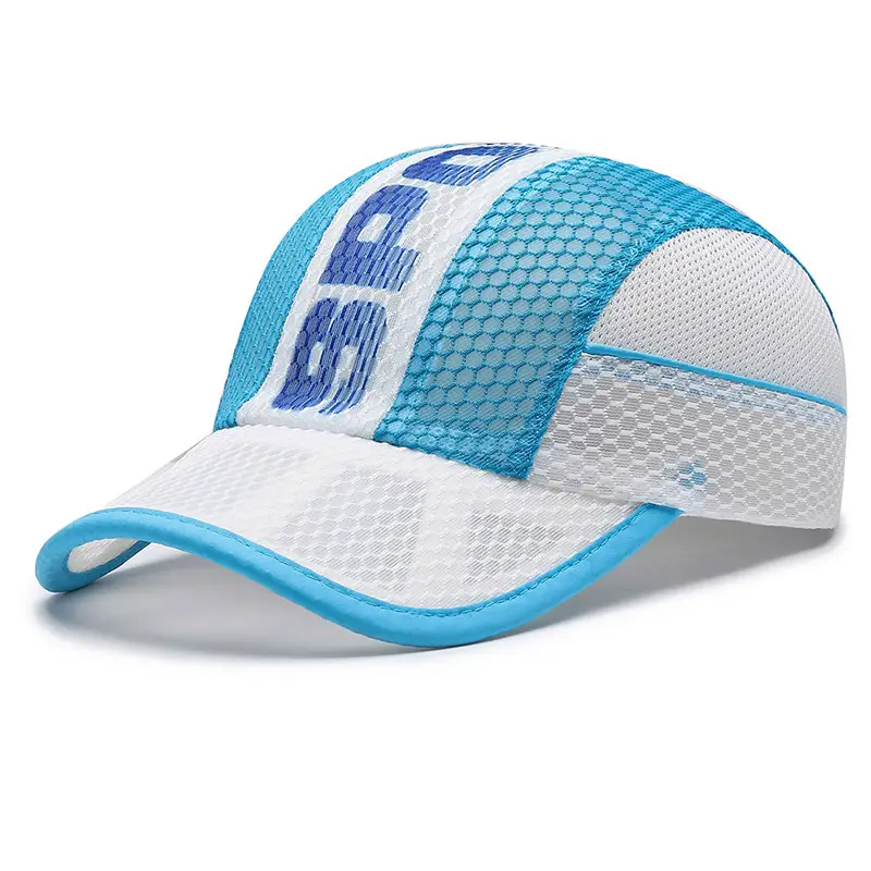 Blue Mesh Cap for Kids & Teens Breathable - Image 2