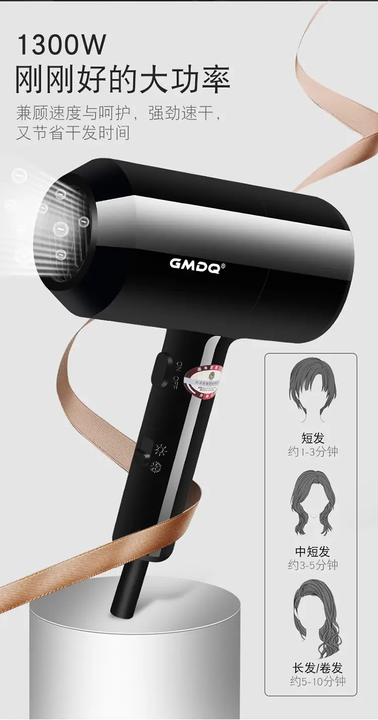 Wall-Mounted Hair Dryer 220V White — feature 3