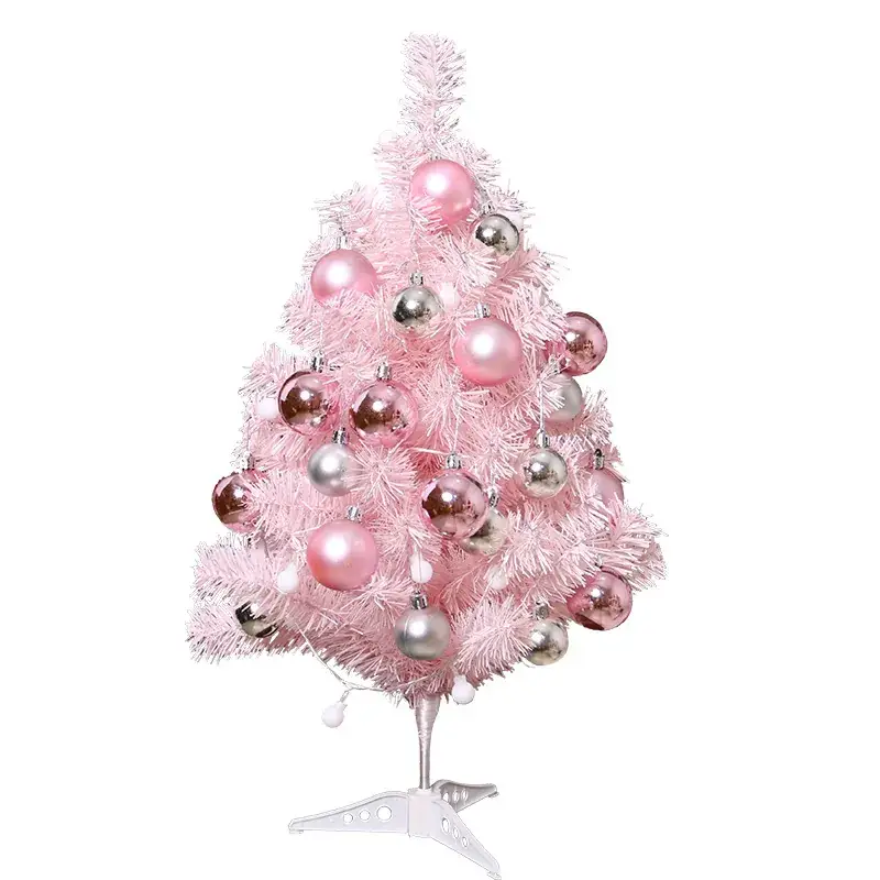 Pink Mini Christmas Tree 60cm with Ball Set