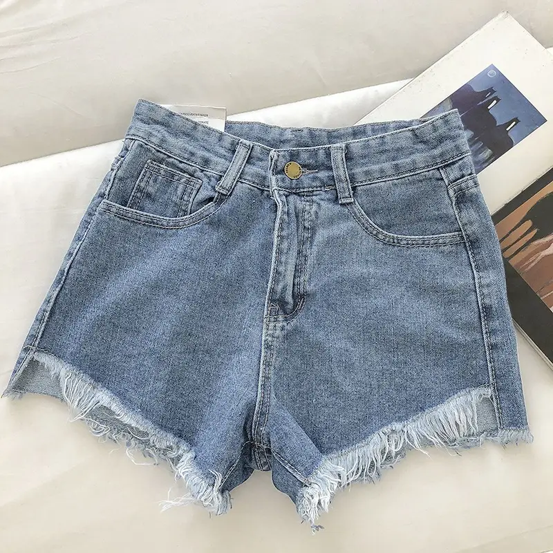 Women Denim Shorts High Waist Slimming 2025 - Image 3