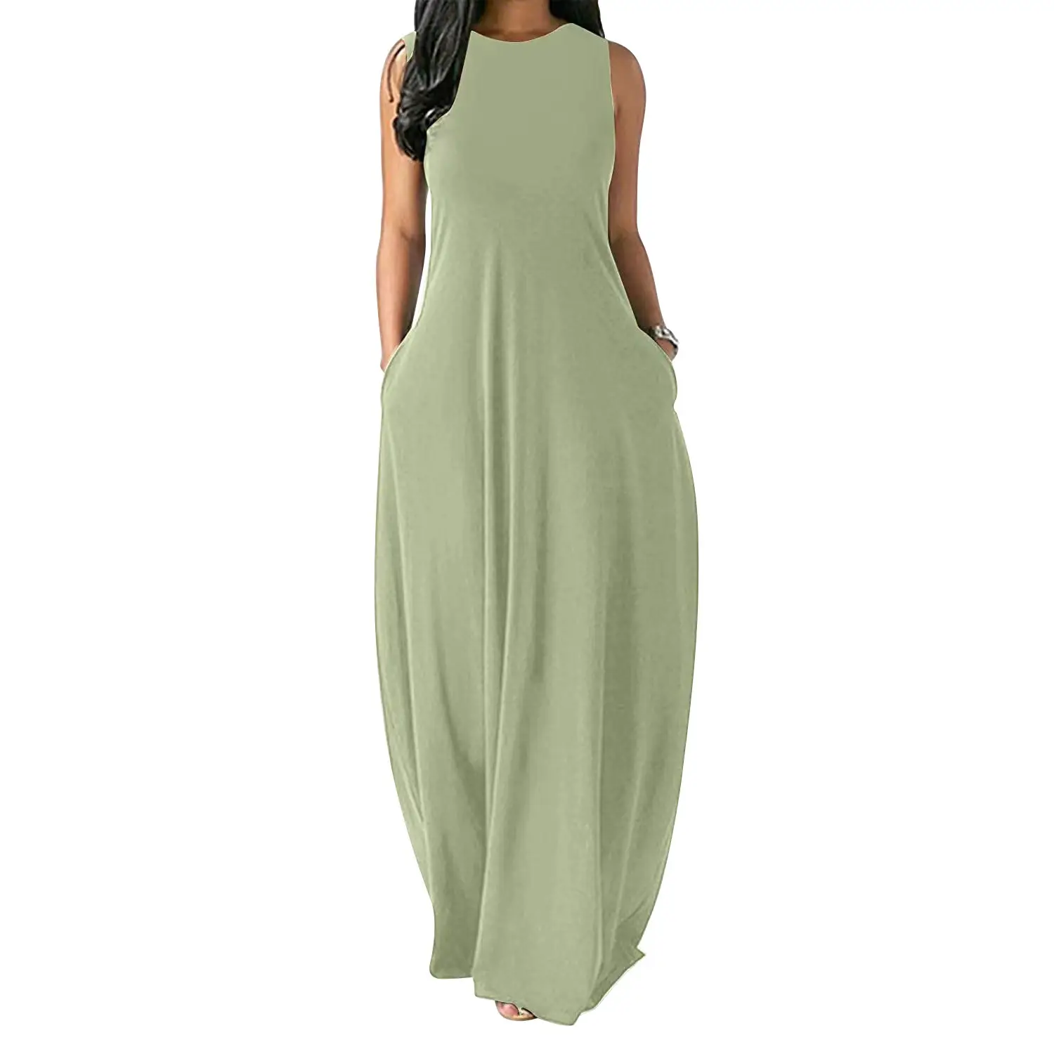Purple Long Sleeve V-Neck Vest Dress for Women - Image 9