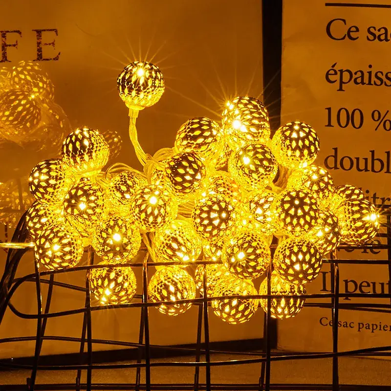 Solar Battery Led Cross-Border Ball Light String - Image 5