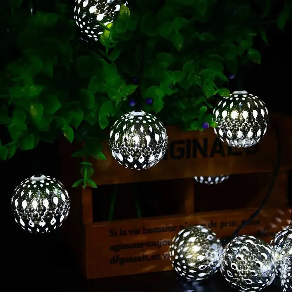 Solar Battery Led Cross-Border Ball Light String — feature 16