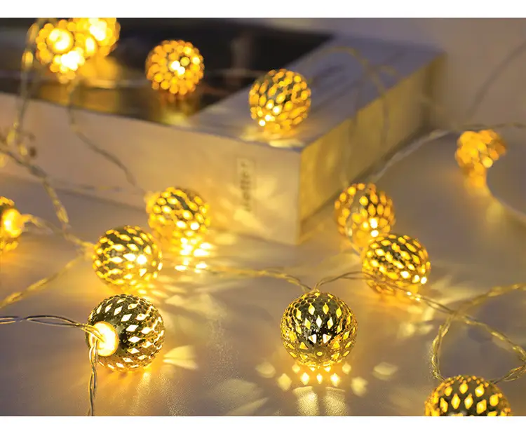 Solar Battery Led Cross-Border Ball Light String — feature 4