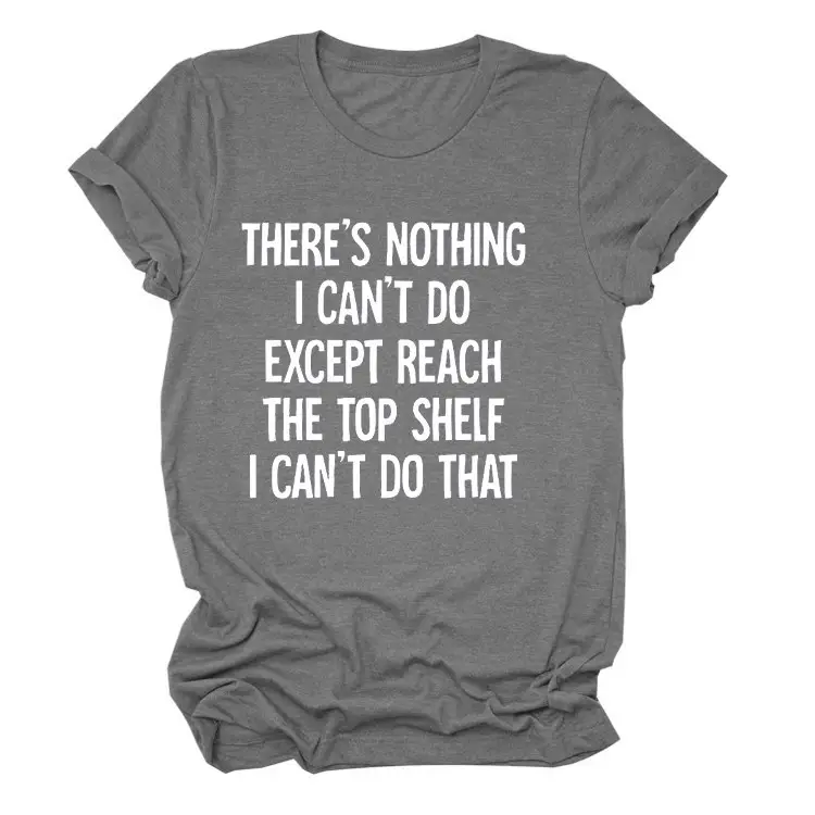 Women Grey T-Shirt Loose Fit Large Casual Bottoming - Image 2