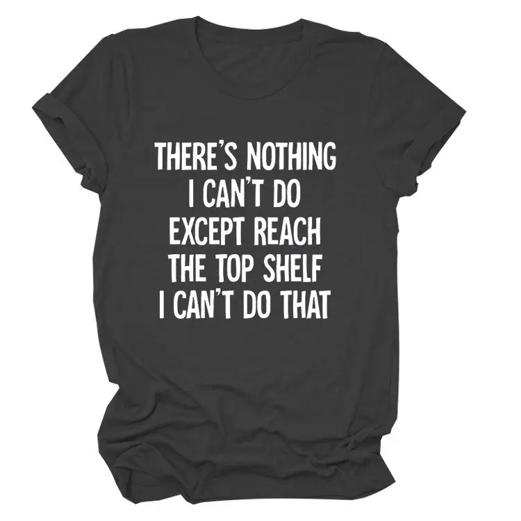 Women Grey T-Shirt Loose Fit Large Casual Bottoming - Image 20