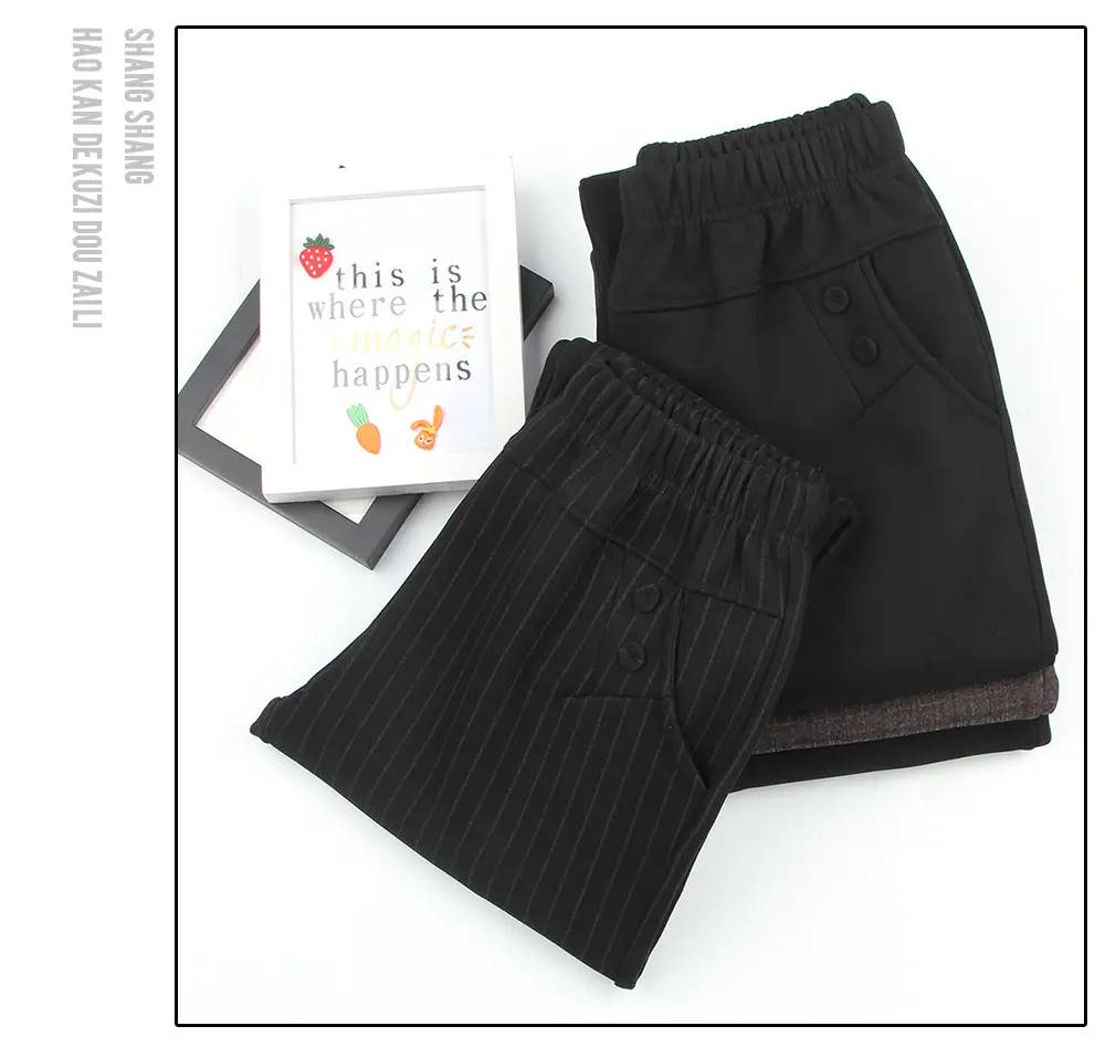 Women's Plaid Slim Fit Pants Brown Medium — feature 13