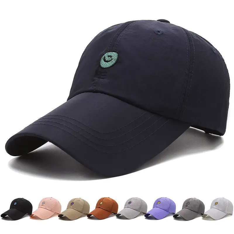 Men Navy Blue Sports Cap with Buckle