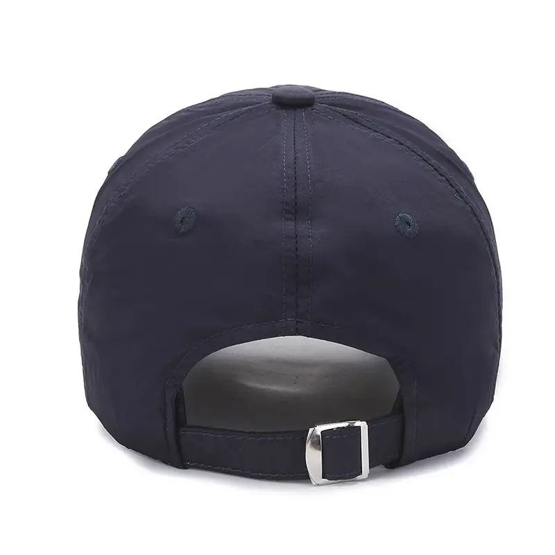Men Navy Blue Sports Cap with Buckle - Image 14
