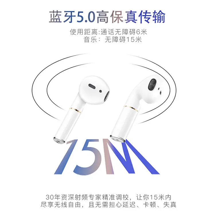 Wireless Bluetooth 5.0 Headset with Charging Case - Image 5