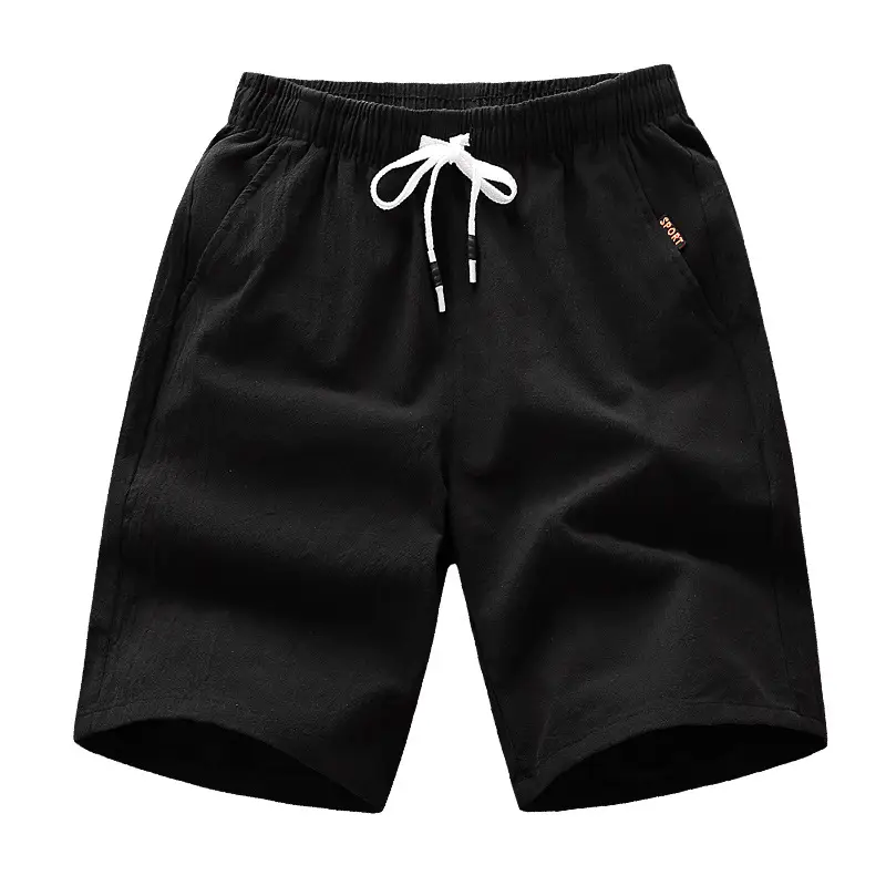 Men Black Breathable Shorts Large Casual Summer Pants - Image 61