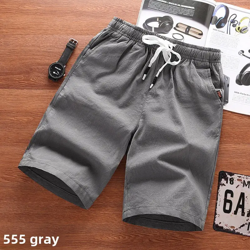 Men Black Breathable Shorts Large Casual Summer Pants - Image 18