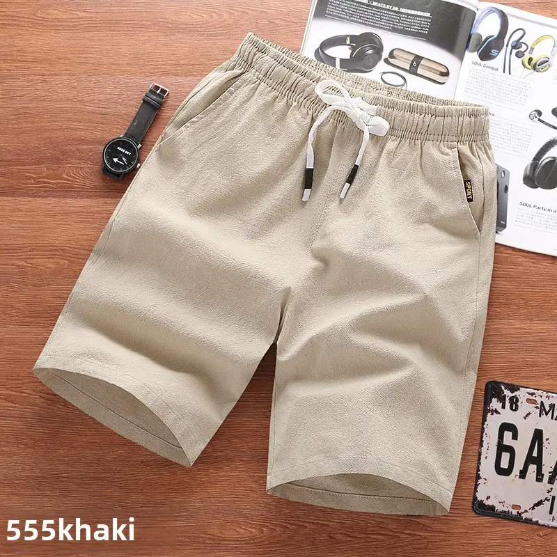 Men Black Breathable Shorts Large Casual Summer Pants - Image 33