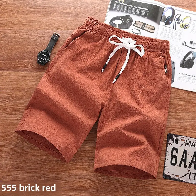 Men Black Breathable Shorts Large Casual Summer Pants - Image 46
