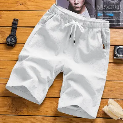 Men Black Breathable Shorts Large Casual Summer Pants - Image 53