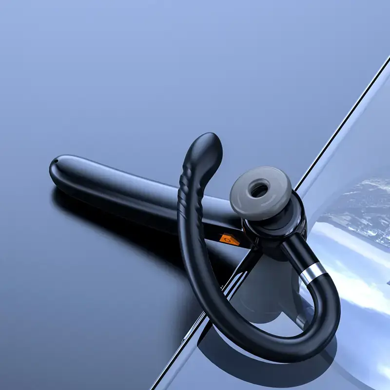 Bluetooth Headset with Rotating Ear Mount Black - Image 7