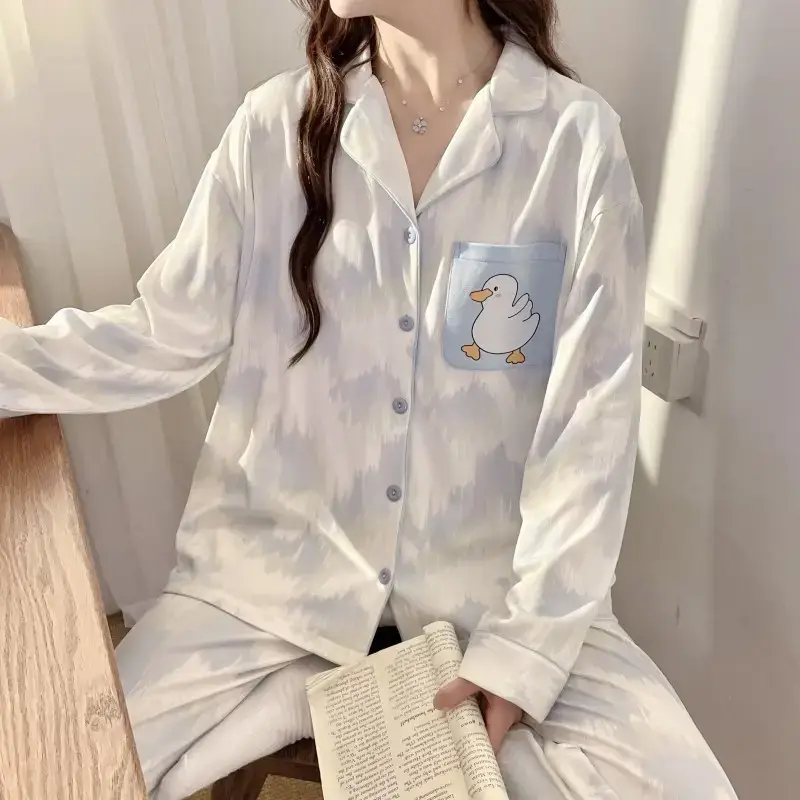 Moon-themed Nursing Kimono Pajamas for Pregnant Women — feature 7