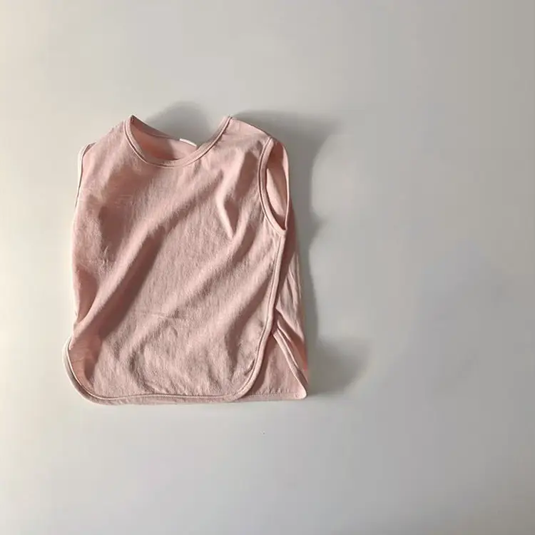 2026 Korean Style Kids T-Shirt Tops Summer Thin Wide Edge Slit — feature 10