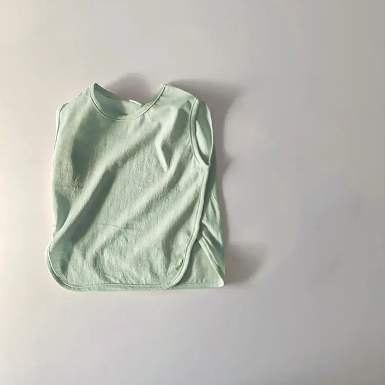 2026 Korean Style Kids T-Shirt Tops Summer Thin Wide Edge Slit — feature 9