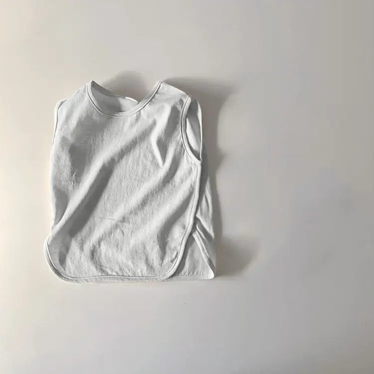 2026 Korean Style Kids T-Shirt Tops Summer Thin Wide Edge Slit - Image 4