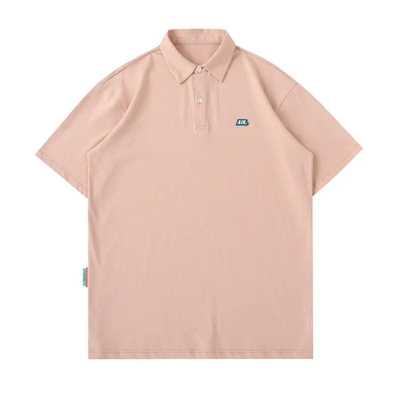 Men's Han Lu Polo Shirt Light Pink 2025 Summer - Image 3