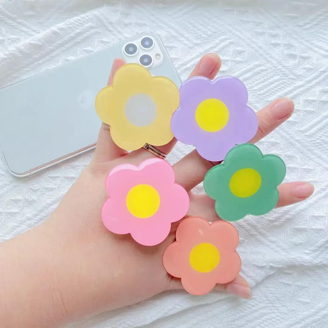 Floral Foldable Phone Holder with Air Cushion Support