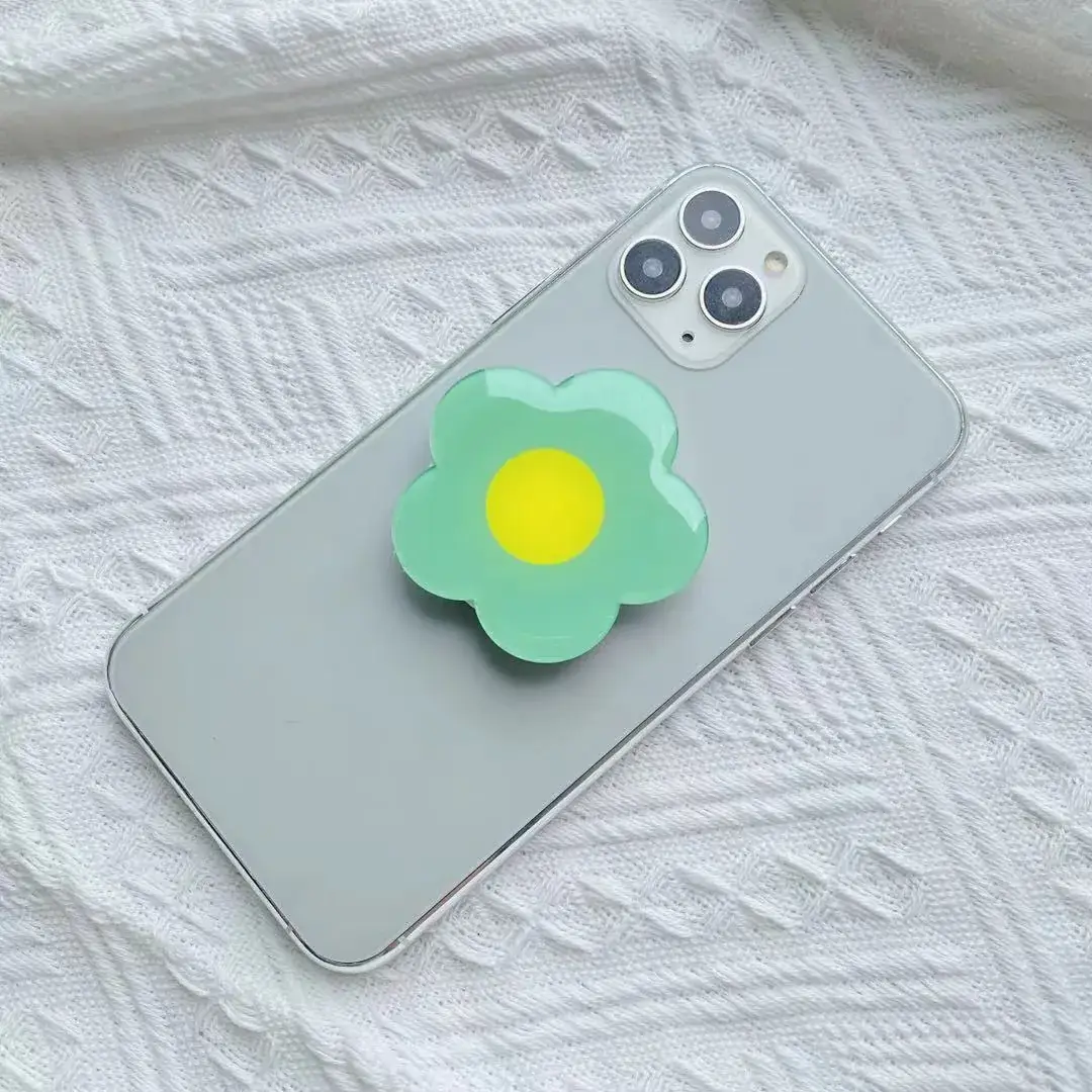 Floral Foldable Phone Holder with Air Cushion Support