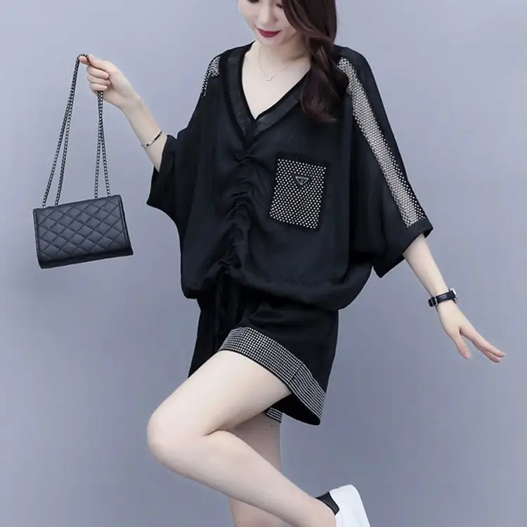 White 2-Piece Casual Suit for Plus Size Women - Image 2