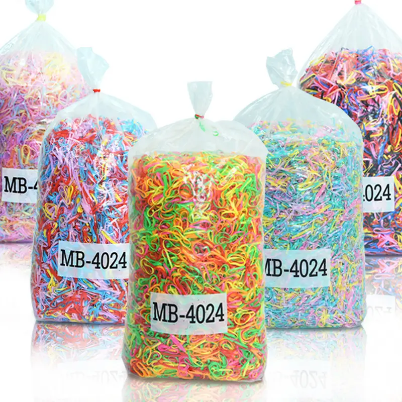 High Elastic Kids Rubber Hair Bands for Girls