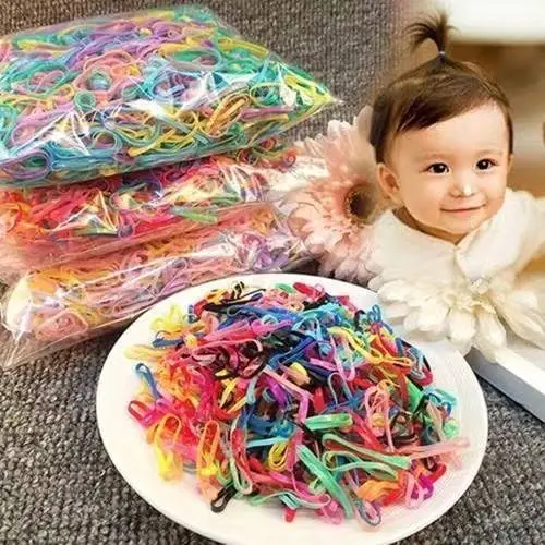 High Elastic Kids Rubber Hair Bands for Girls - Image 8