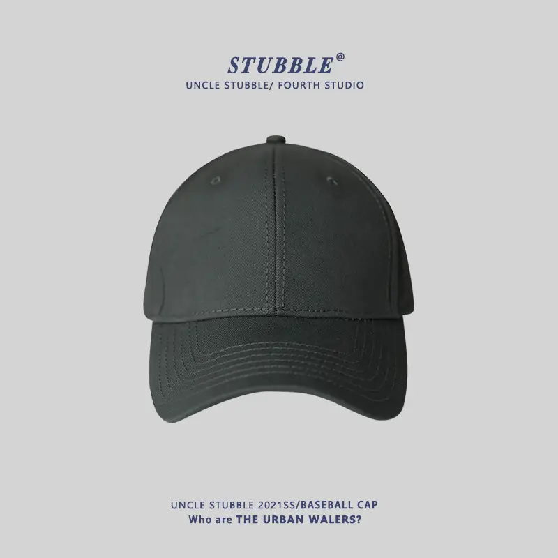 Stubble Cap Men Women Wide Brim Casual Baseball - Image 3